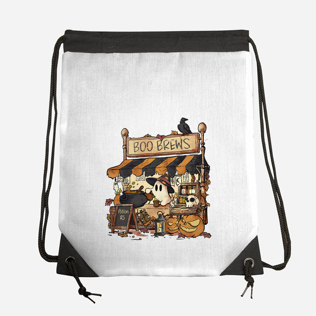 Boo Brews-None-Drawstring-Bag-fanfabio
