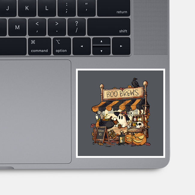 Boo Brews-None-Glossy-Sticker-fanfabio
