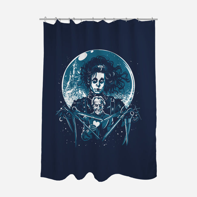 Edward's Heart-None-Polyester-Shower Curtain-zascanauta