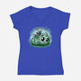 Take A Ride-Womens-V-Neck-Tee-nickzzarto