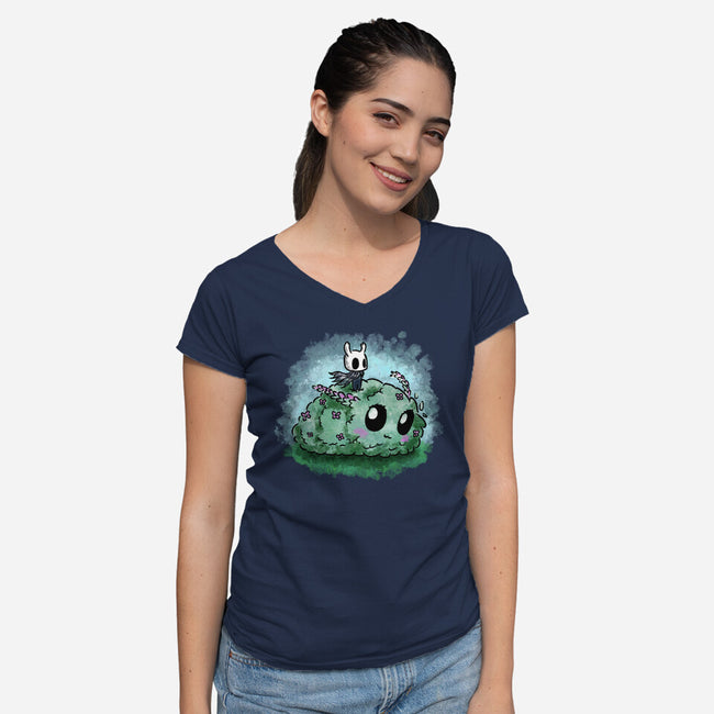 Take A Ride-Womens-V-Neck-Tee-nickzzarto