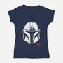 Bounty Ink-Womens-V-Neck-Tee-retrodivision