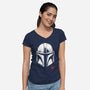 Bounty Ink-Womens-V-Neck-Tee-retrodivision