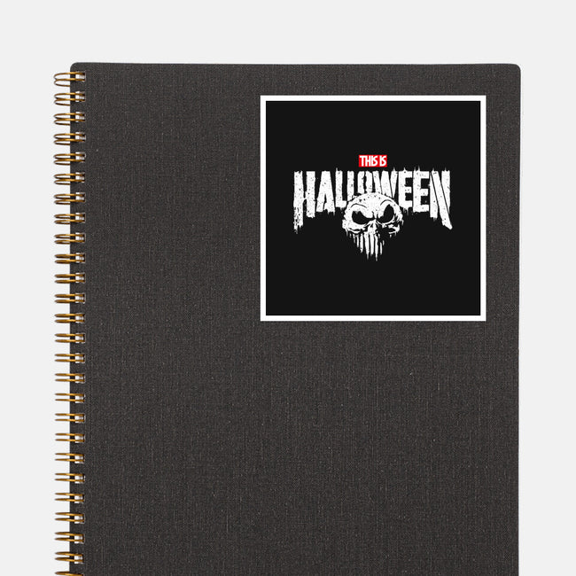Punisher Skellington-None-Glossy-Sticker-teesgeex