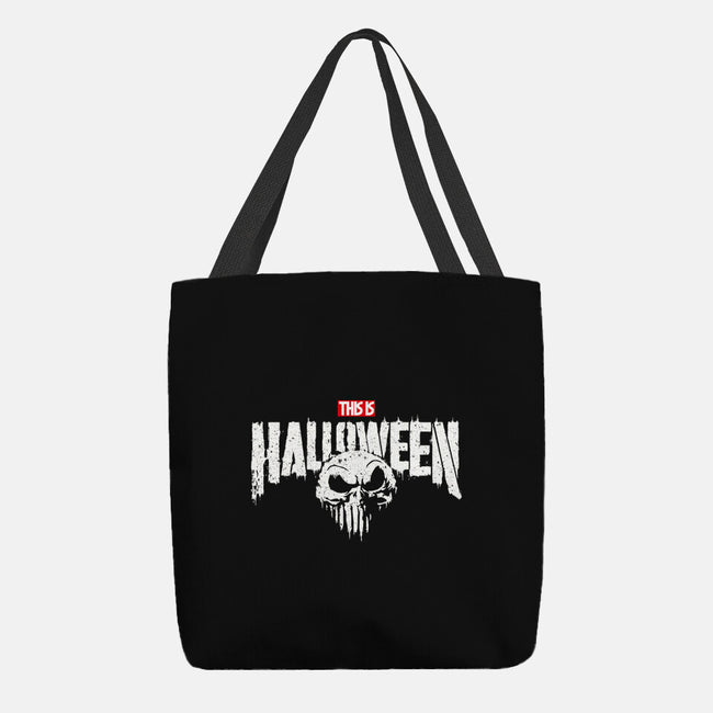 Punisher Skellington-None-Basic Tote-Bag-teesgeex
