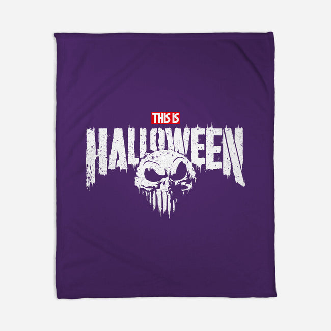 Punisher Skellington-None-Fleece-Blanket-teesgeex