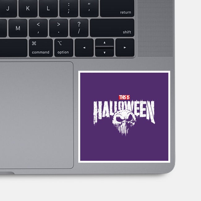 Punisher Skellington-None-Glossy-Sticker-teesgeex