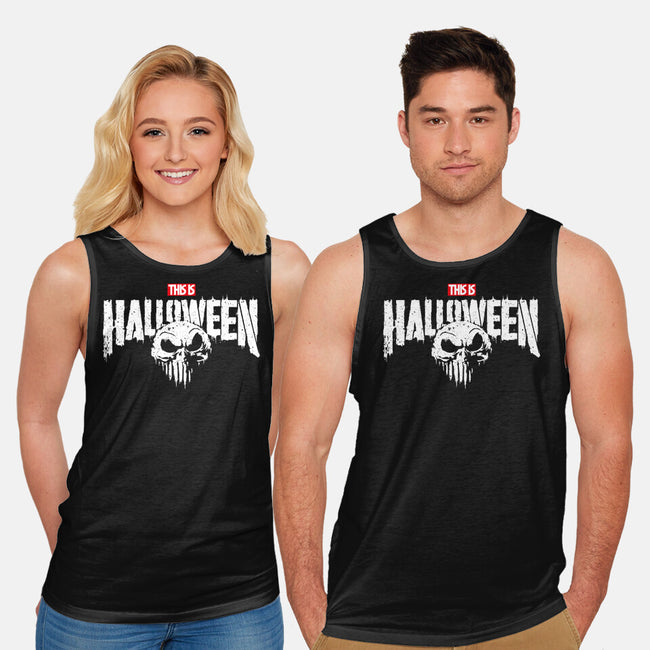 Punisher Skellington-Unisex-Basic-Tank-teesgeex