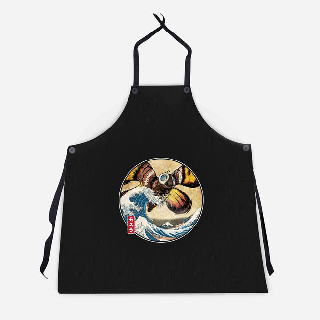 The Great Giant Moth Off-Unisex-Kitchen-Apron-DrMonekers