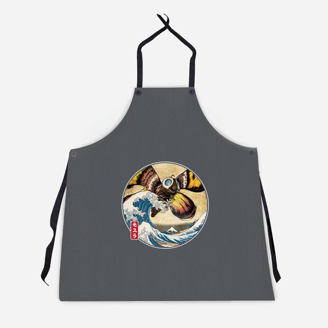 The Great Giant Moth Off-Unisex-Kitchen-Apron-DrMonekers