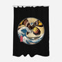 The Great Giant Moth Off-None-Polyester-Shower Curtain-DrMonekers