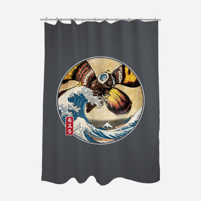 The Great Giant Moth Off-None-Polyester-Shower Curtain-DrMonekers