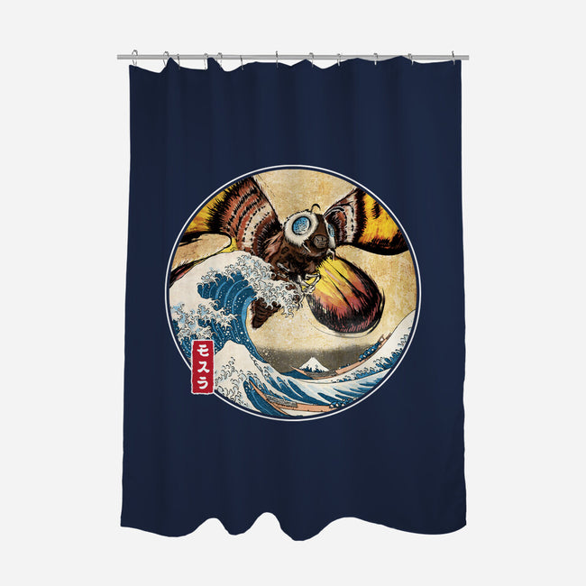 The Great Giant Moth Off-None-Polyester-Shower Curtain-DrMonekers