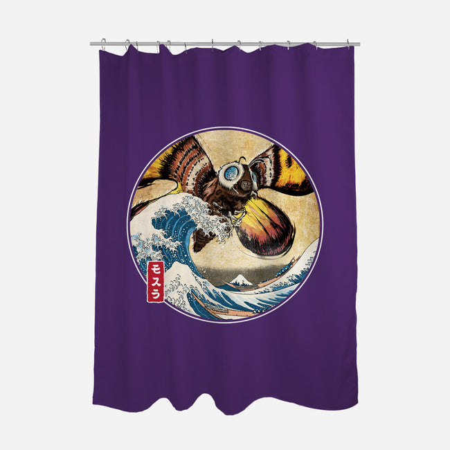 The Great Giant Moth Off-None-Polyester-Shower Curtain-DrMonekers