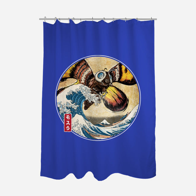 The Great Giant Moth Off-None-Polyester-Shower Curtain-DrMonekers