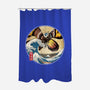 The Great Giant Moth Off-None-Polyester-Shower Curtain-DrMonekers
