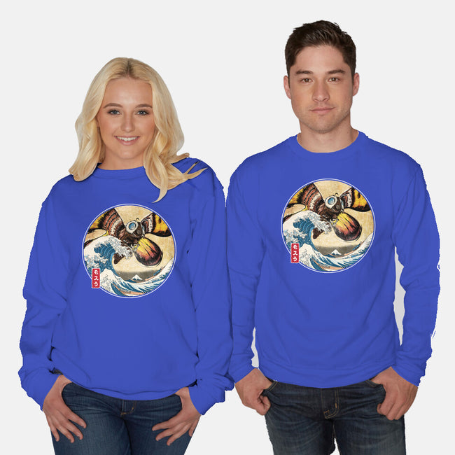 The Great Giant Moth Off-Unisex-Crew Neck-Sweatshirt-DrMonekers