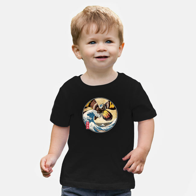 The Great Giant Moth Off-Baby-Basic-Tee-DrMonekers