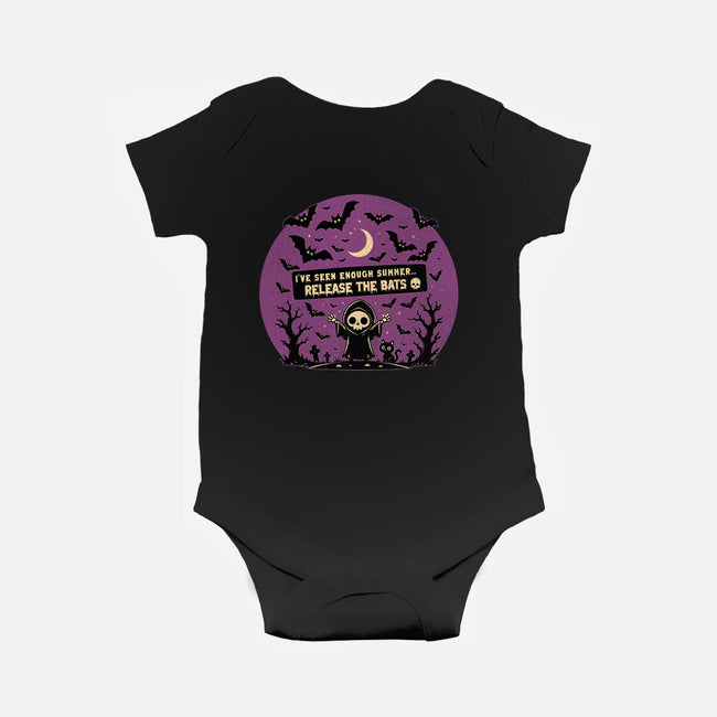 Release The Bats-Baby-Basic-Onesie-benyamine12