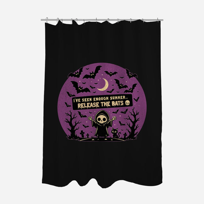 Release The Bats-None-Polyester-Shower Curtain-benyamine12