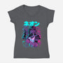 Final Neon-Womens-V-Neck-Tee-Bruno Mota