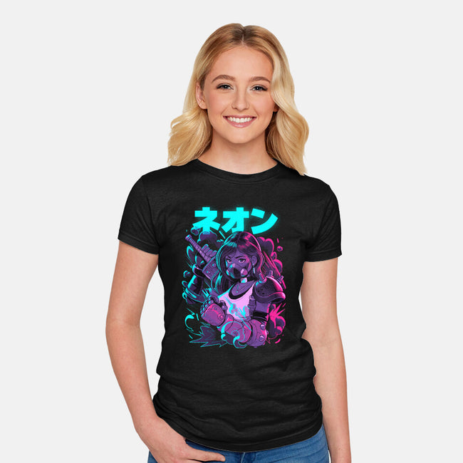 Final Neon-Womens-Fitted-Tee-Bruno Mota