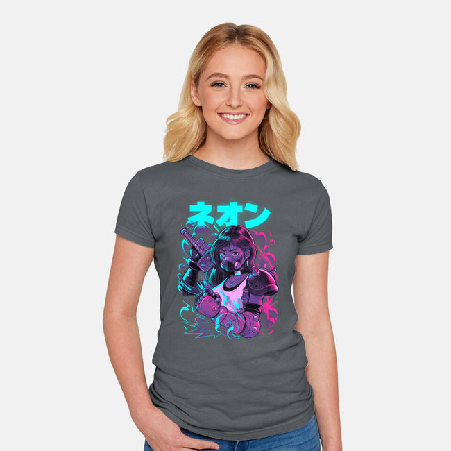 Final Neon-Womens-Fitted-Tee-Bruno Mota