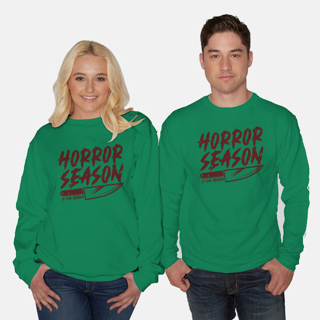 Horror Season-Unisex-Crew Neck-Sweatshirt-piercek26