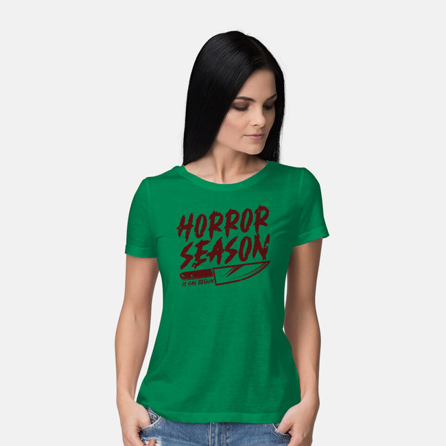 Horror Season-Womens-Basic-Tee-piercek26