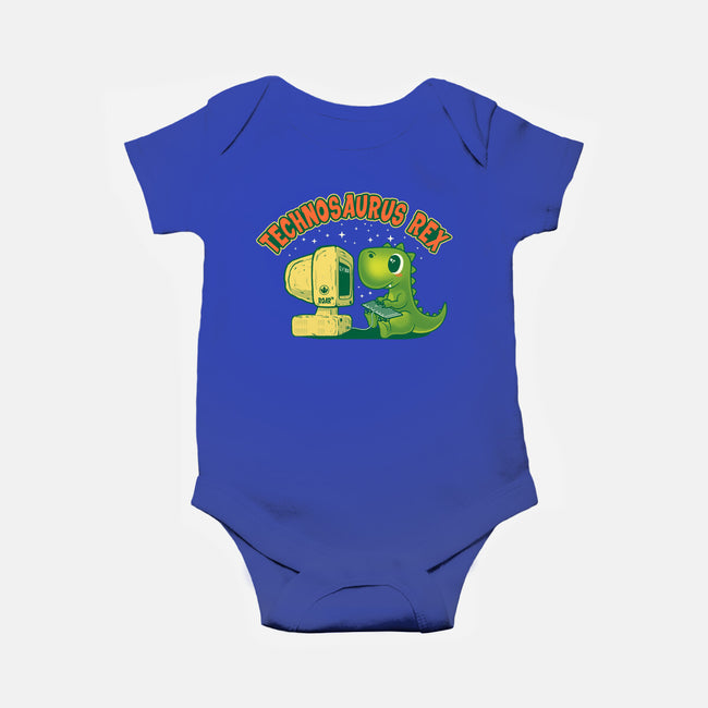 Technosaurus Rex-Baby-Basic-Onesie-erion_designs