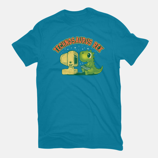Technosaurus Rex-Womens-Fitted-Tee-erion_designs