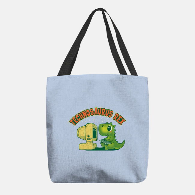 Technosaurus Rex-None-Basic Tote-Bag-erion_designs