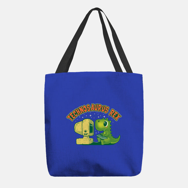 Technosaurus Rex-None-Basic Tote-Bag-erion_designs
