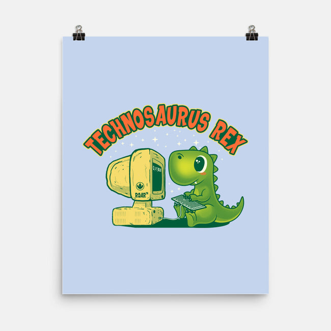 Technosaurus Rex-None-Matte-Poster-erion_designs