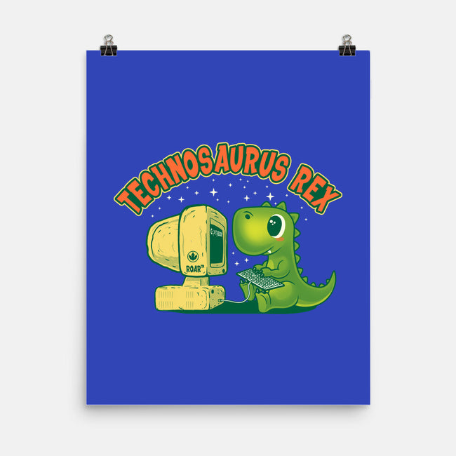 Technosaurus Rex-None-Matte-Poster-erion_designs
