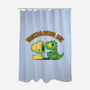 Technosaurus Rex-None-Polyester-Shower Curtain-erion_designs
