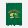 Technosaurus Rex-None-Polyester-Shower Curtain-erion_designs