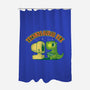 Technosaurus Rex-None-Polyester-Shower Curtain-erion_designs