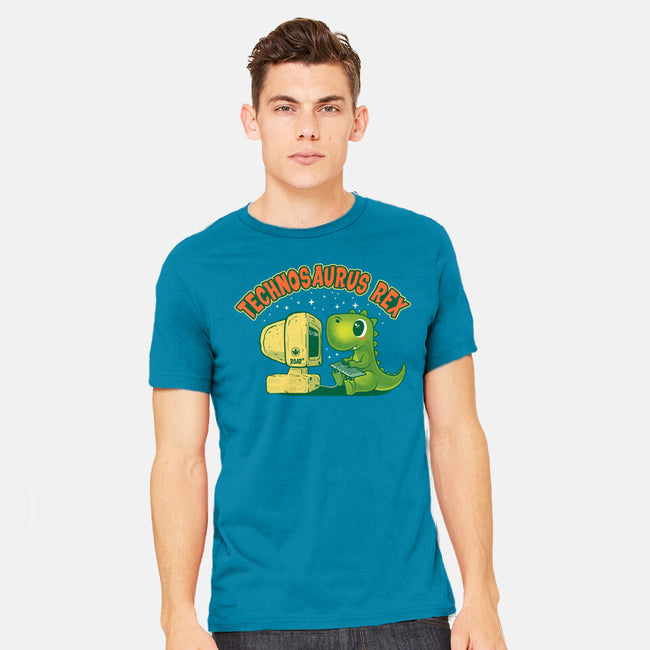 Technosaurus Rex-Mens-Heavyweight-Tee-erion_designs