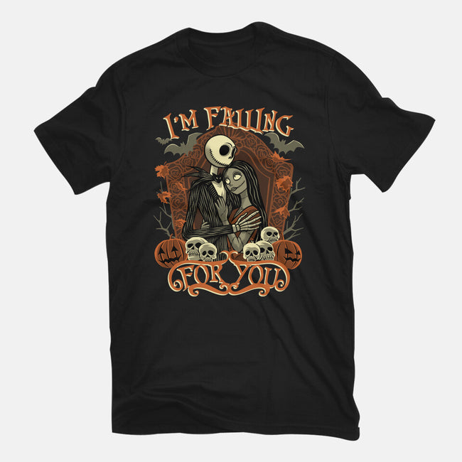 Falling For You-Womens-Fitted-Tee-rmatix