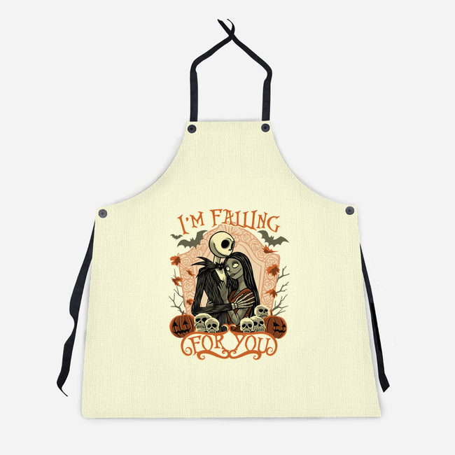 Falling For You-Unisex-Kitchen-Apron-rmatix