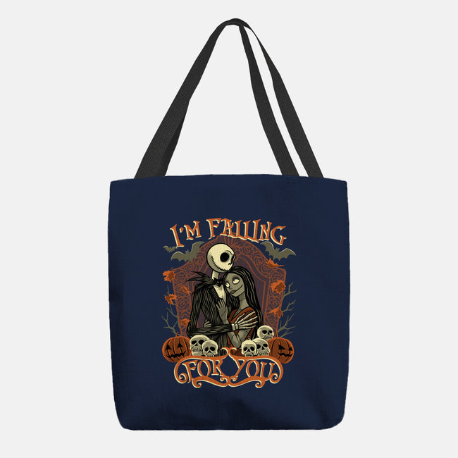Falling For You-None-Basic Tote-Bag-rmatix