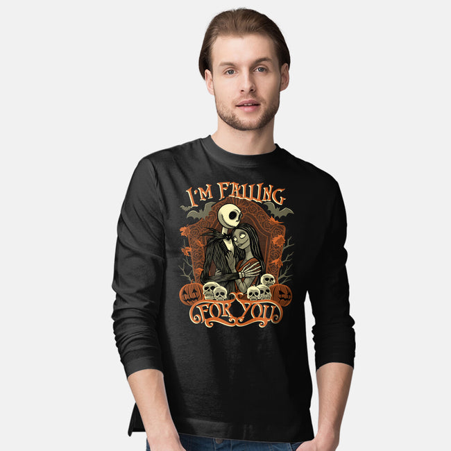 Falling For You-Mens-Long Sleeved-Tee-rmatix