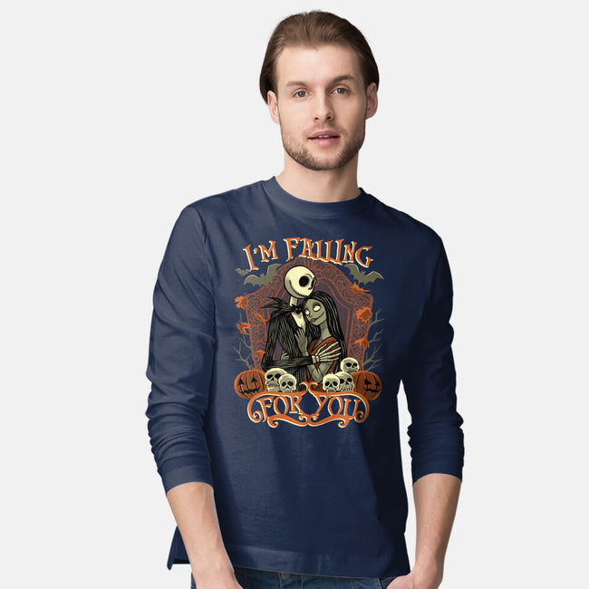 Falling For You-Mens-Long Sleeved-Tee-rmatix