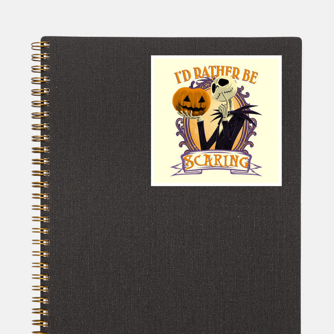 Rather Be Scaring-None-Glossy-Sticker-rmatix