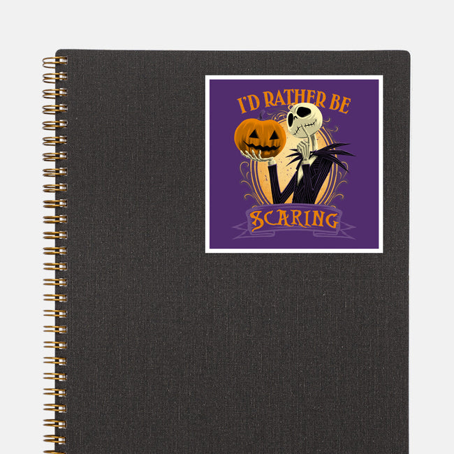 Rather Be Scaring-None-Glossy-Sticker-rmatix