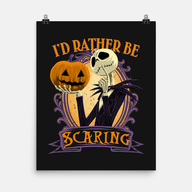 Rather Be Scaring-None-Matte-Poster-rmatix