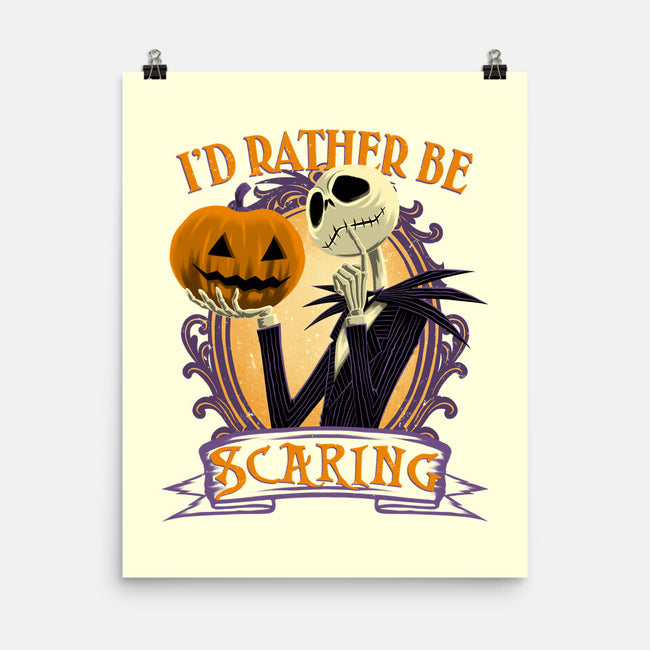 Rather Be Scaring-None-Matte-Poster-rmatix