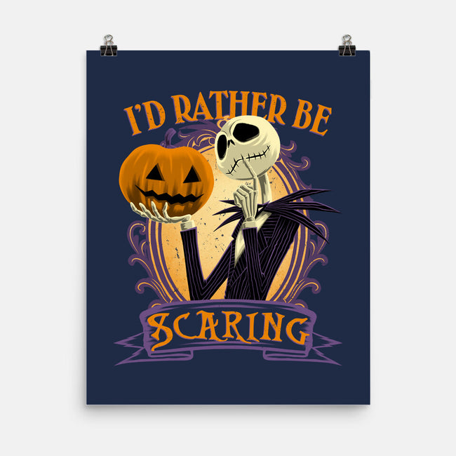 Rather Be Scaring-None-Matte-Poster-rmatix