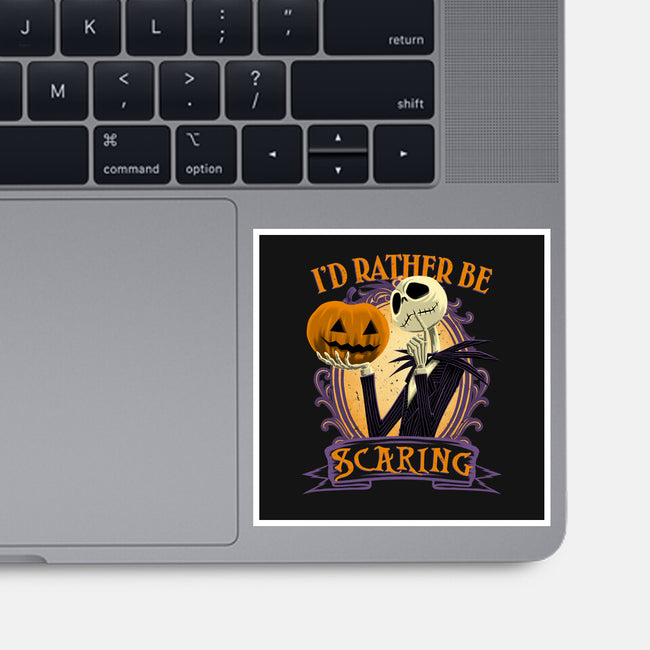 Rather Be Scaring-None-Glossy-Sticker-rmatix